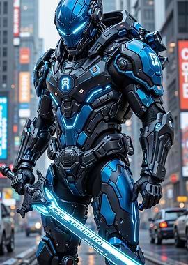 Cyberpunk Mech Warrior