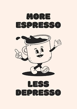 Espresso Coffee Cartoon
