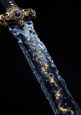 Celestial Blade of the Cosmos