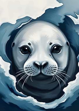 Seal Pup Portrait