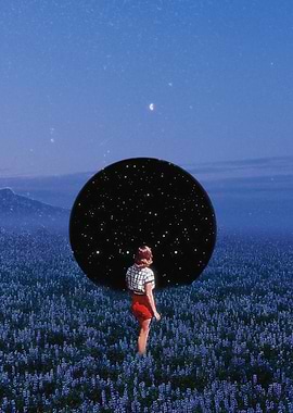 Woman Facing the Cosmos