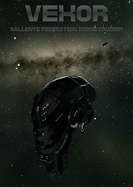 EVE ONLINE Vexor Drone Cruiser