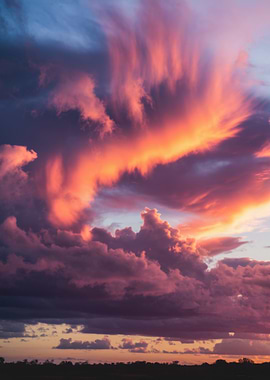 Dramatic Sunset Clouds
