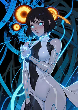 Cyberpunk Anime Girl