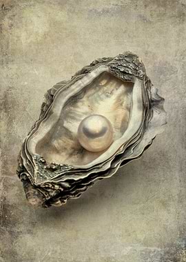 Pearl in Oyster Shell