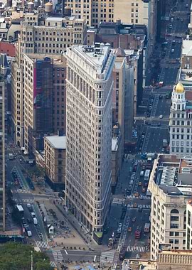 Flatiron Building Aerial View