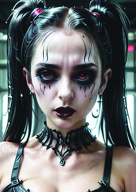 Gothic Makeup Portrait