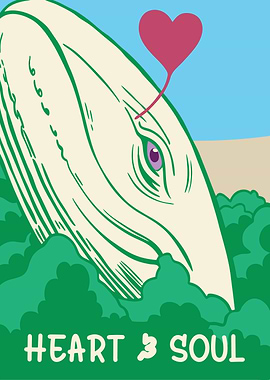 Whale with Heart