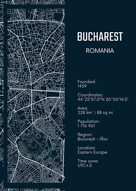 Bucharest City Map