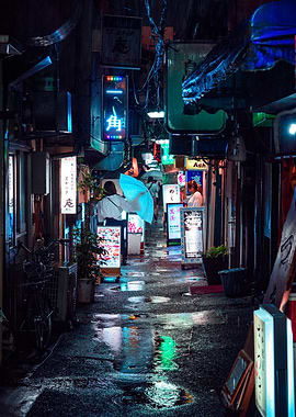 Rainy Night in NEO TOKYO
