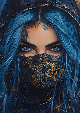 Gypsy Woman with Mask