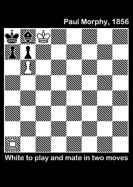 Chess Puzzle: Paul Morphy, 1856