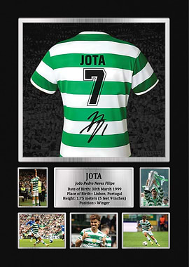 Jota Signed Celtic Shirt