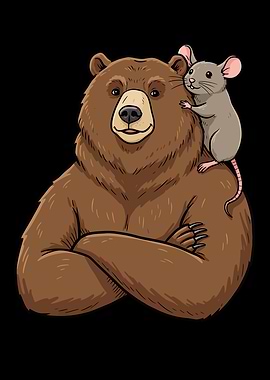 Bear and Mouse Friends