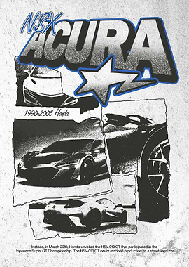Acura NSX Grunge Style