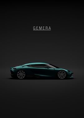 Green Koenigsegg Gemera