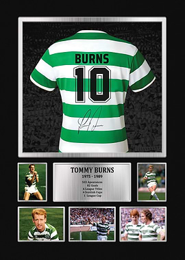 Tommy Burns Signed Celtic Shirt