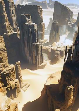 Futuristic Desert City