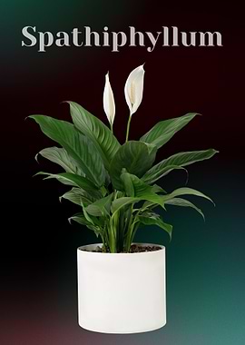 Spathiphyllum - Peace Lily - Plants and Flowers