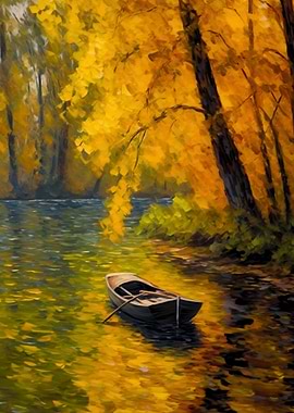 Autumn River Scene