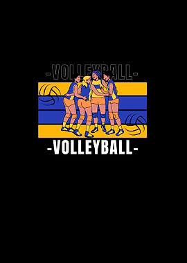 Volleyball Team Graphic