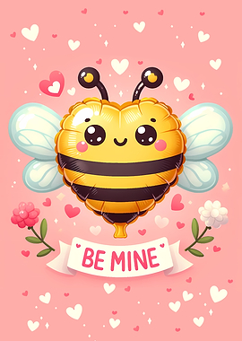Bee Mine Cute Valentine Day Gift