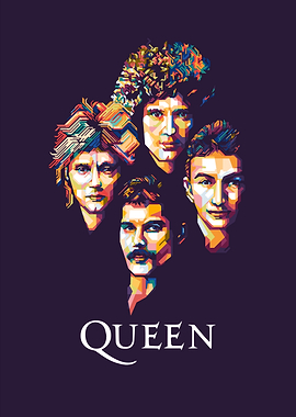 Queen Band Pop Art