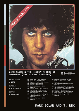 Zinc Alloy & The Hidden Riders of Tomorrow (1974) Album by Marc Bolan and T. Rex