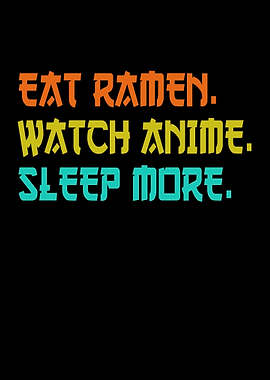 Anime Ramen Sleep Quote