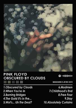 Pink Floyd Obscured By Clouds