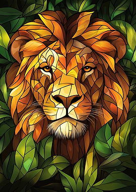 Lion in Foliage