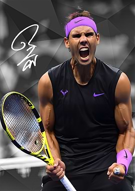 Rafael Nadal Tennis Poster