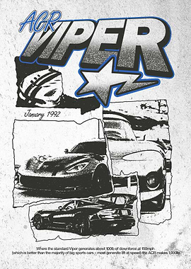 Dodge Viper ACR Grunge Style