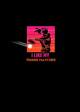 Tennis Match Graphic