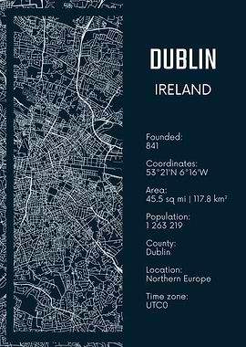 Dublin City Map