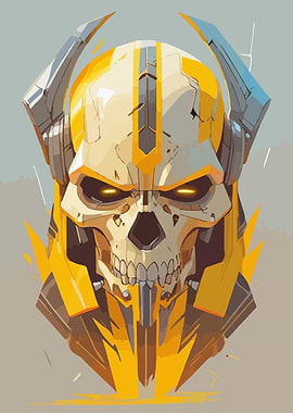 Cyberpunk Skull