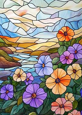 Stained Glass Landscape