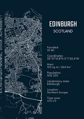 Edinburgh City Map
