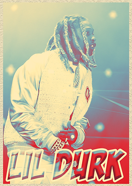 Lil Durk Vintage Poster