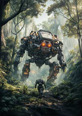 Mech in Jungle