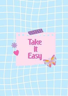Take It Easy Pastel Note