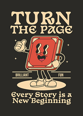 Turn the Page Book Character