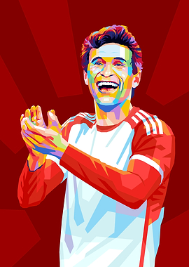 Smiling Soccer Player