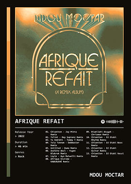 Afrique Refait (2022) Album by Mdou Moctar