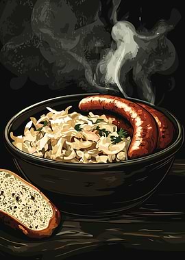Sauerkraut and Sausage