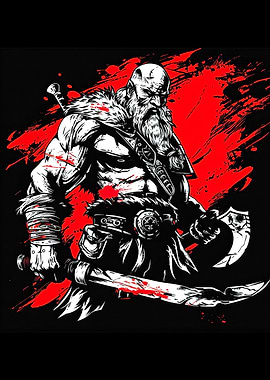 Viking Warrior Illustration