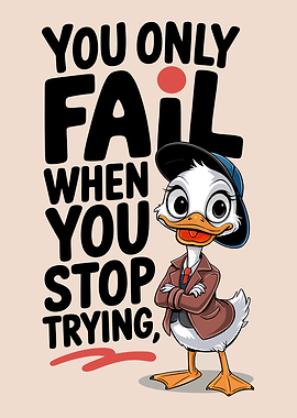 Duck Inspirational Quote