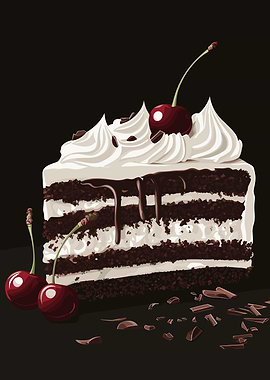 Black Forest Cake Slice