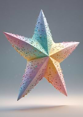 Rainbow Star Decoration