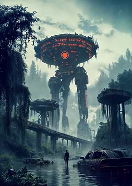 Post-Apocalyptic Giant Robot